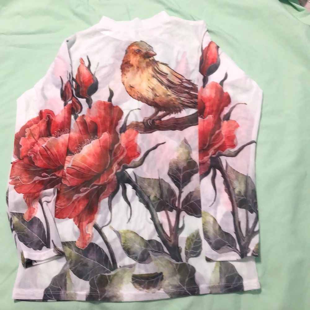 Mock neck top